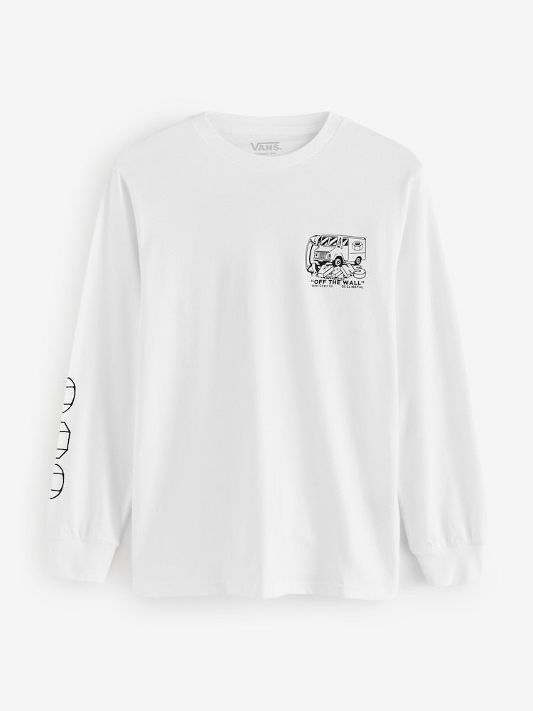 Vans Longsleeve Next Stop White