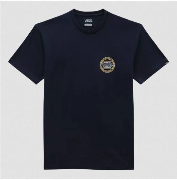 Circle Checker Drop V SS Tee Navy