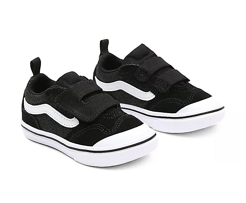 Vans Comfycush New Sko (Glitter) Black/True White