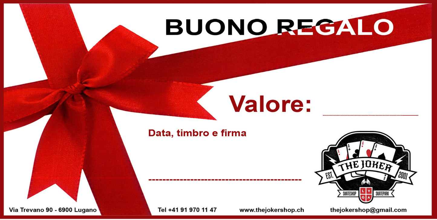 The Joker Shop - Buono Regalo