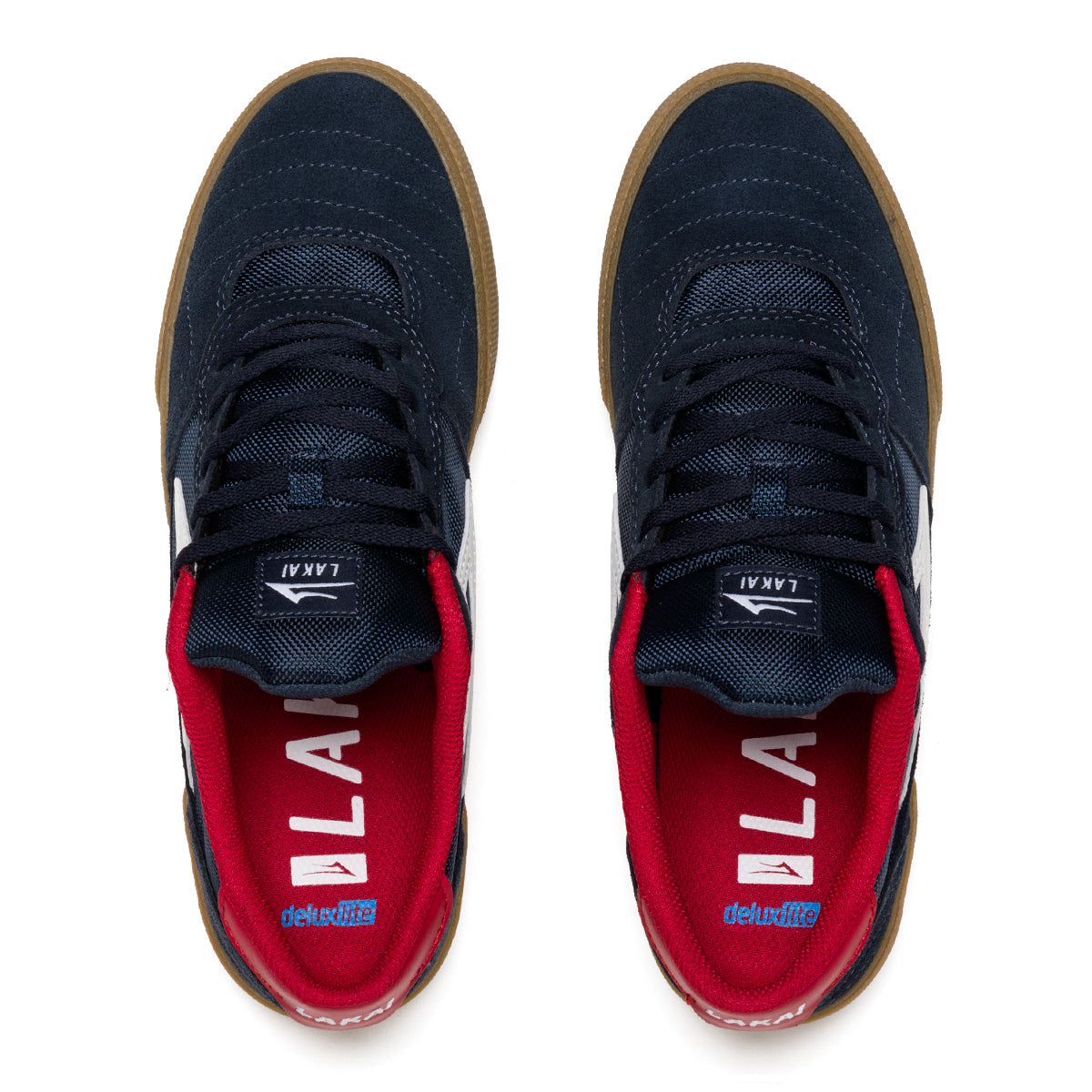 Lakai Skate: Cambridge Navy/Gum Suede