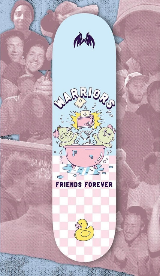 8.50 Warriors Friends Forever Bath Med High Concave