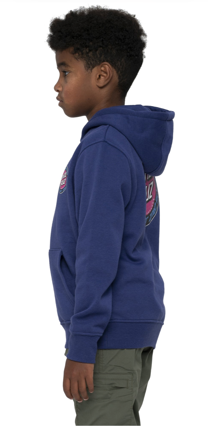 Santa Cruz Youth Outer Ringed Dot Hood Navy