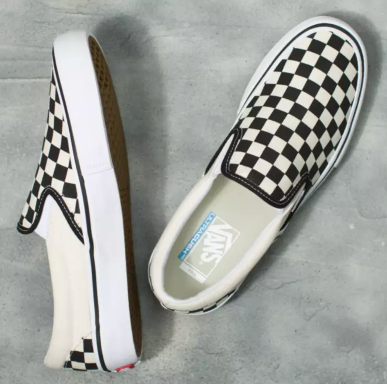 Vans Slip-On Pro Checkerboard Black/White