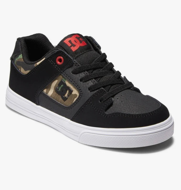 DC Youth Pure Elastic Black/Camo