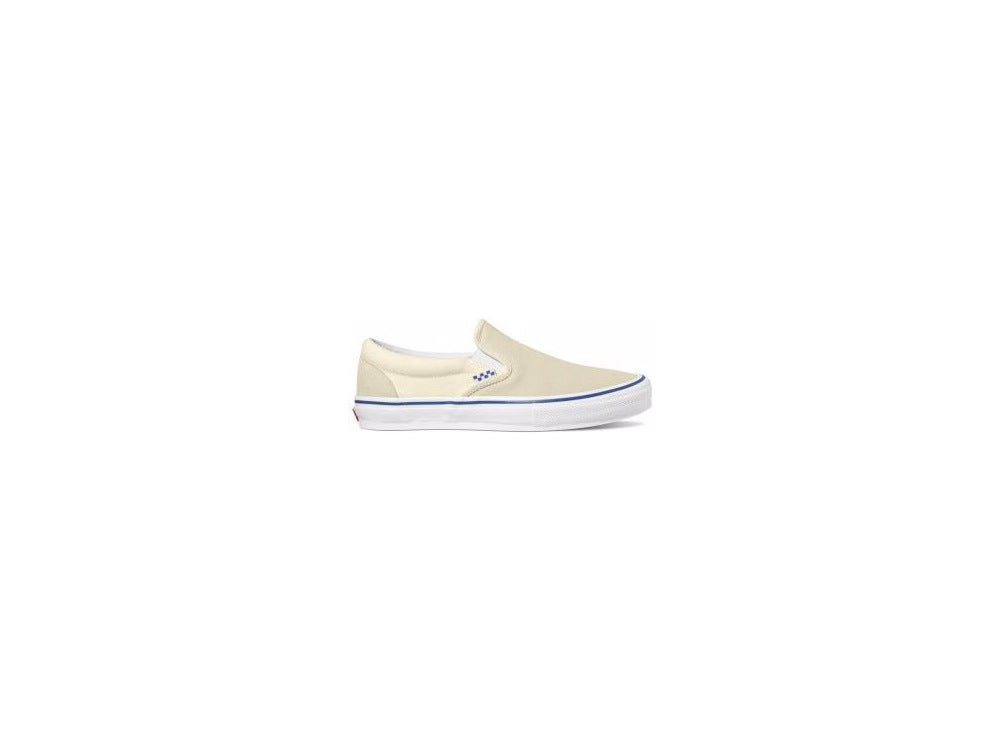 Vans Skate Slip-On (Raw Canvas) Classic White