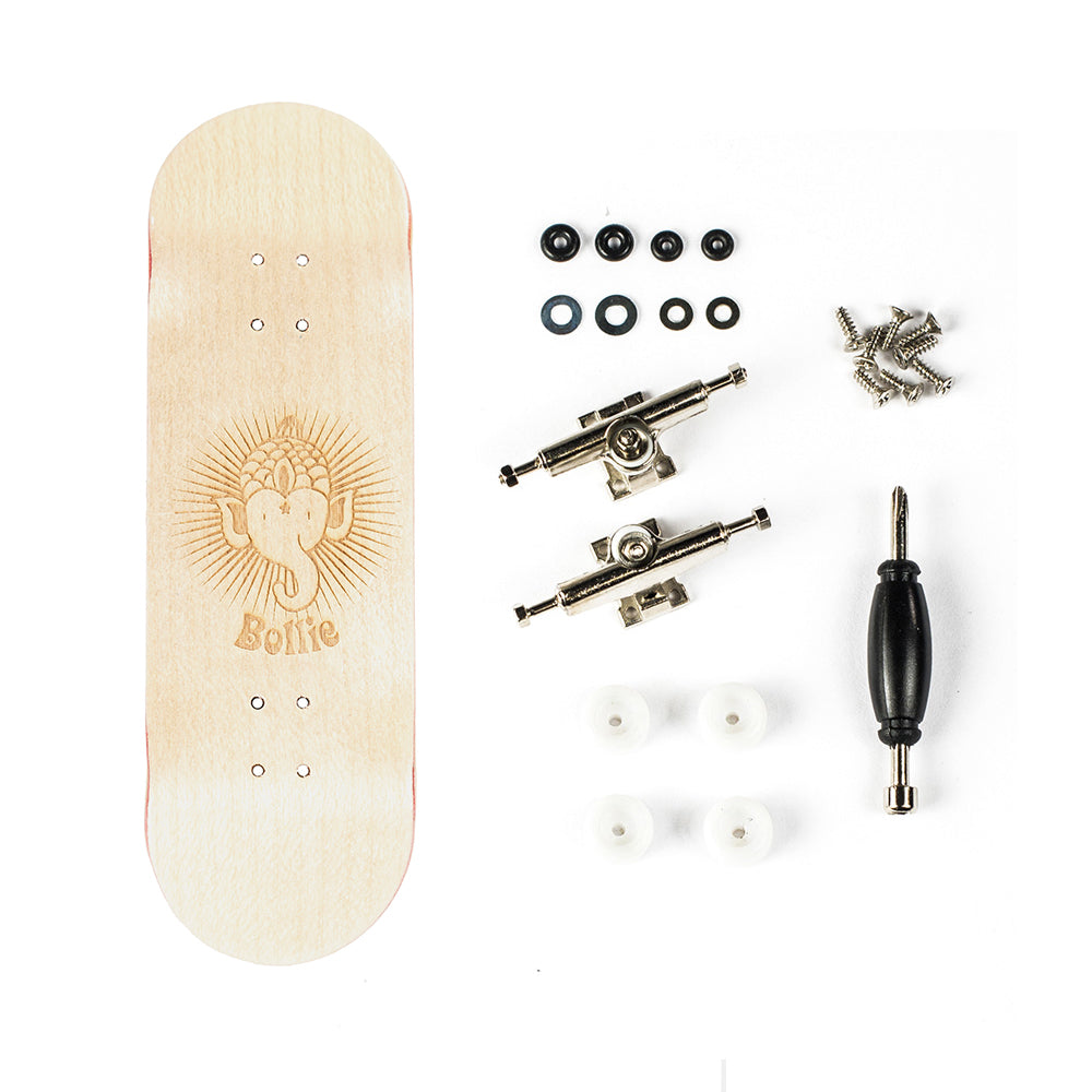 Blackriver Bollie Fingerboard Mini Logo Set Nature