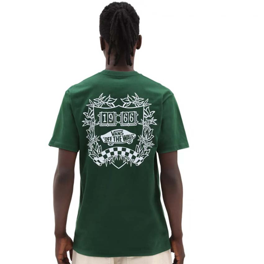 Vans Academy Crest ss tee Eden Green