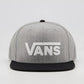 Vans Drop V II SnapBack- Heather Grey/Black