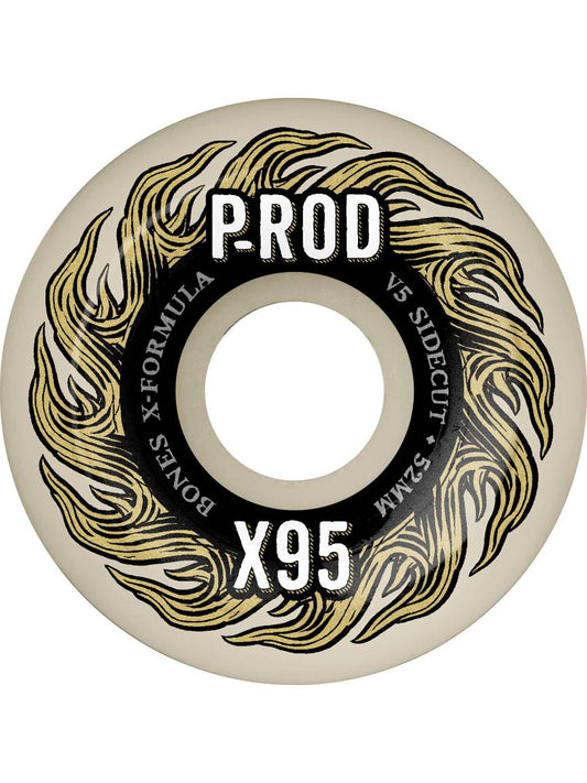 53 X95 Bones Wheels 95A XF V5 Sidecut Paul Rodriguez X-Formula