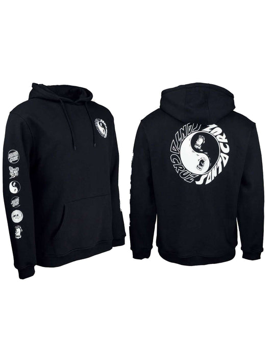 Santa Cruz Scream Ying Yang Hood Organics Black