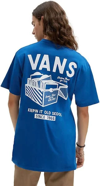 Vans Record Label SS Tee True Blue