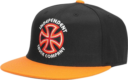Independent Bauhaus Cross Flexfit Cap Black/Orange