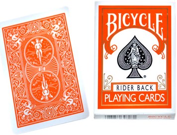 Bicycle - Poker Deck - Orange back