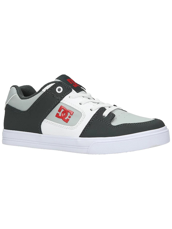DC Pure Elastic Youth Black/Gray/Red