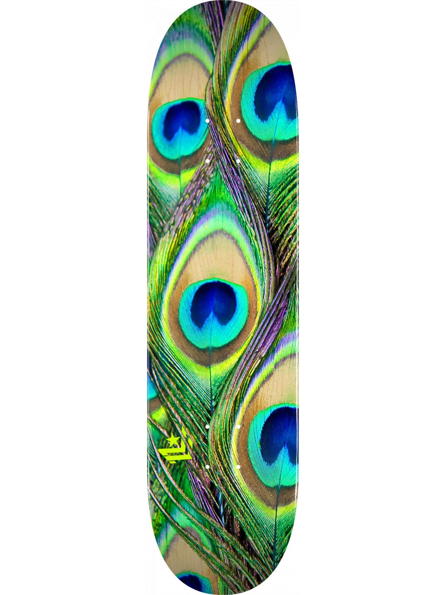 7.5 Minilogo Peacock Feather 255